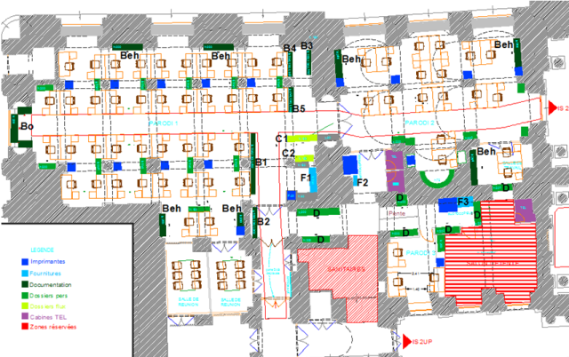 Implantation ergonomique des bureaux validée par les utilisateurs